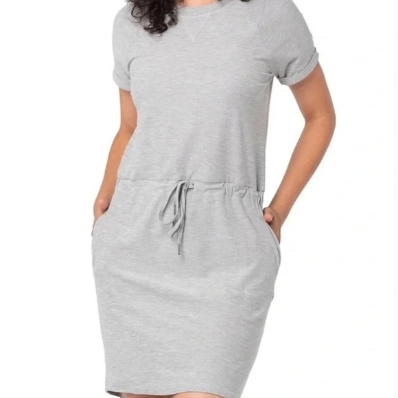 Kyodan Casual Athletic Traveler Ultra Soft Outdoor Eden Drawstring Dress Green - Picture 4 of 13